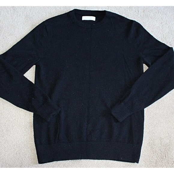 Everlane - Men’s Grade A Cashmere Crewneck Pullover in Black, size Medium - Picture 4 of 11